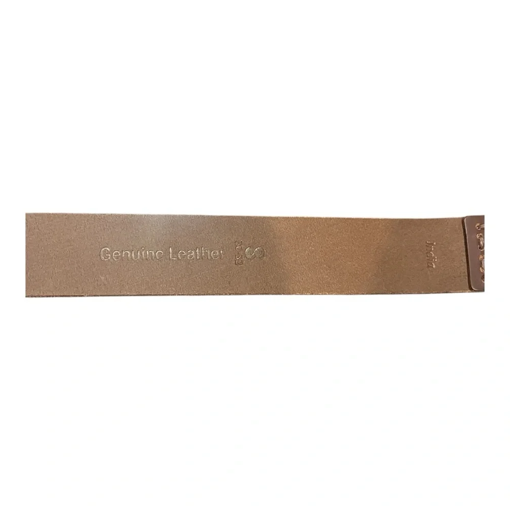Timberland Brown Genuine Leather Belt – Size Small